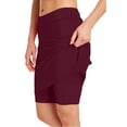thumbnail image 6 of Tiqkatyck Skirts for Women, Women's Active Performance Skort Lightweight Skirt for Running Tennis Golf Sport Long Skirt Wine, 6 of 6