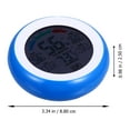 thumbnail image 3 of CRAFTHROU mini digital hygrometer thermometers Round Hygrometer for Instrument Monitoring 1Set, 3 of 4