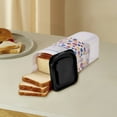 thumbnail image 3 of Bread Loaf Keeper, Fresh Bread Storage Container, Plastic Toast Sandwich Bread Dispenser with Lid Type, Bread Holder - Bread Bin for Bun, Bagel, and Bread Loaf, Plastic Bread Box, 3 of 7