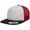 Black/White/Red, variant on Flexfit  Foam Trucker Cap