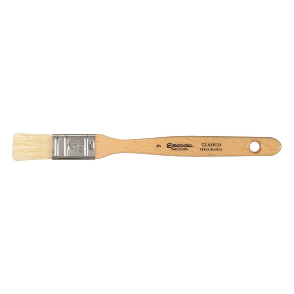 Pincel plano Mottler Escoda Clásico Serie 2360, tamaño 9