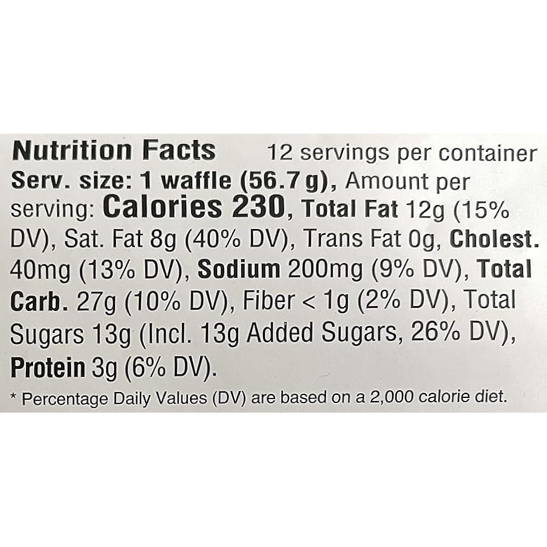 Le Chic Patissier Petite Belgian Waffles, 2.11 Ounce (Pack of 12)