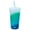 Blue, variant on Silipint: Silicone 22oz Straw Tumbler: Sugar Rush - Reusable Unbreakable Cup, Flexible, Hot/Cold, Airtight Lid, Travel