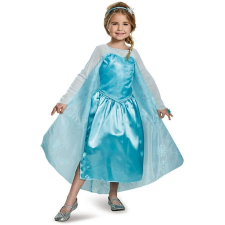 Frozen Elsa Costume with Ring, 3-4