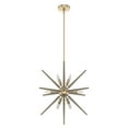thumbnail image 2 of Hunter - Jupiter Star 12-light Alturas Gold, Large Pendant Light, Dimmable, Mid Century Modern Style, Sputnik Shaped, for Bedrooms, Dining, Living Rooms - 19341, 2 of 7
