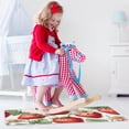 thumbnail image 4 of Red Strawberry Berry Seamless Pattern Entryway Rug, 2x3 Area Rug Indoor Door Mat Non-slip Washable Floor Carpet Rug for Bedroom Office Dining Room Bathroom, 4 of 7