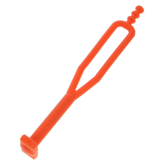 Worgeous Motorcycle Kickstand Strap Replacement Rubber Orange 1Set