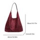 thumbnail image 5 of Bolso Hombro Retro para Mujer Con Cierre Cerrojo Pequeño Compras, 5 of 9