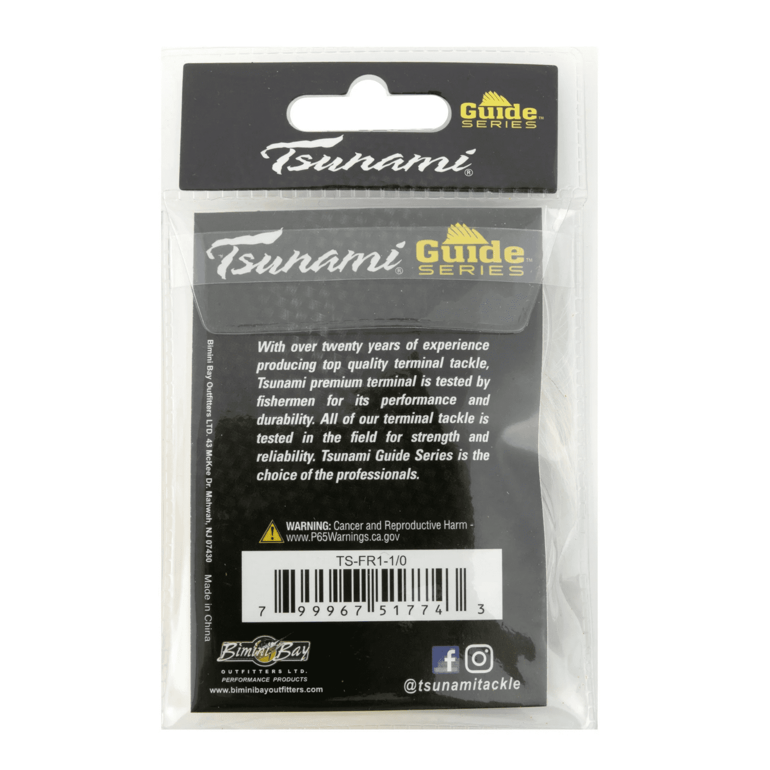 (2 pack) Tsunami Flounder Rig Fishing Lure – 1/0 Hook with Bucktail, 1 oz.