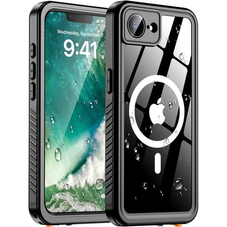 Magnetic for iPhone 16e Case Waterproof , IP68 Underwater, Built-in Screen & Lens Protector