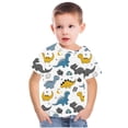 thumbnail image 4 of NAISIBABY Boys T-Shirt, Short Sleeve Crew Neck Causal Kids Summer Graphic Top Multicolor 3-14T, 4 of 5