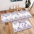 thumbnail image 5 of Purple Butterfly Floral Kitchen Rugs Anti Fatigue Farmhouse Kitchen Rugs and Mats Non Slip Washable Floor Mats for Kitchen Sink Waterproof Standing Mat for Home Sink Office,23.6x15.7 inch, 5 of 6