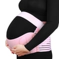 thumbnail image 3 of Pink S Size Maternity Antepartum Belt Pregnant Women Abdominal Support Waist Belly Band Back Brace, 3 of 11