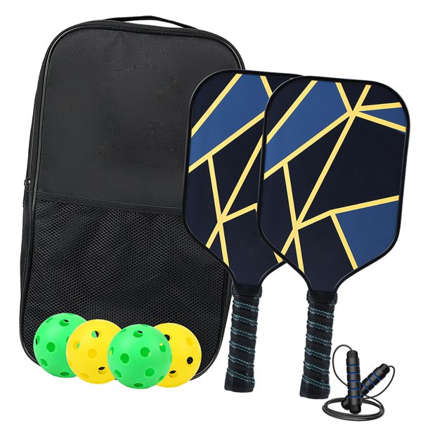 Raquetas de Pickleball DYNWAVEMX paletas de práctica con bolsa de tela Oxford 2 raquetas 4 pelotas