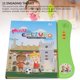 thumbnail image 3 of Libro De Sonidos, 11 Temas Libro De Lectura De Sonidos Alfabeto Números Animales Frutas Verduras Educativo Portugués Inglés Para Niños Bilingües, 3 of 7