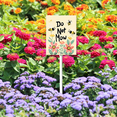 thumbnail image 3 of Do Not Mow Sign with Metal Stake 4.6 x 6 Inches No Mow May Yard Sign No Mow Signs Aluminum ​Garden Signs Outdoor for Lawn Yard Garden Decor, Easy to Install, 3 of 6