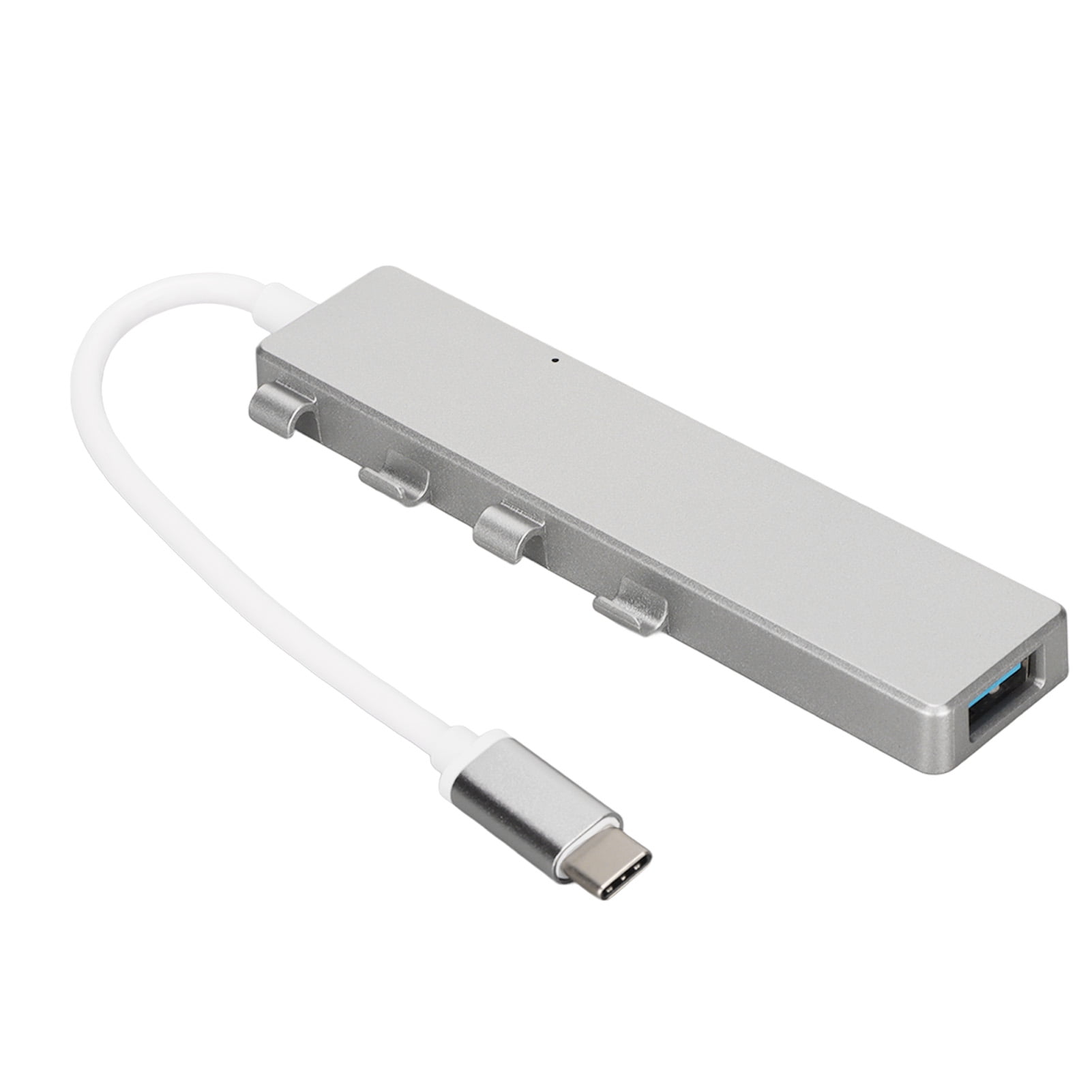 USB C To USB Hub 5 Ports, USB C Hub Multiport Adapter With 1x USB3.0 Port ,3x USB2.0 Ports, 1x USB C Power Port, High Speed, For  OS/OS X// OS