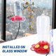thumbnail image 3 of Comedero Para Colibríes Calentado, Alimentador De Néctar Para Pájaros De 16 Oz Con Ventosa Para Colgar En La Ventana, Decoración De Jardín Al Aire Libre De Invierno,, 3 of 7