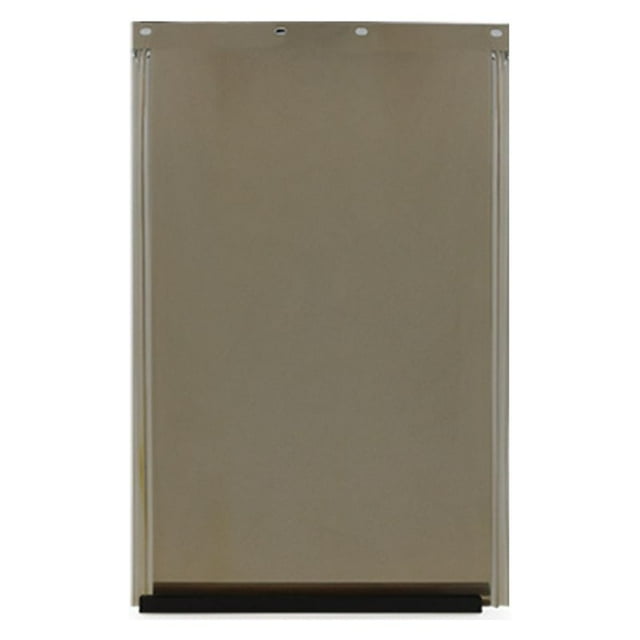 Puerta para mascotas para pared, marco de acero y túnel telescópico, cerradura de aluminio, puerta para perros con doble solapa y puerta para gatos, resistente y duradera