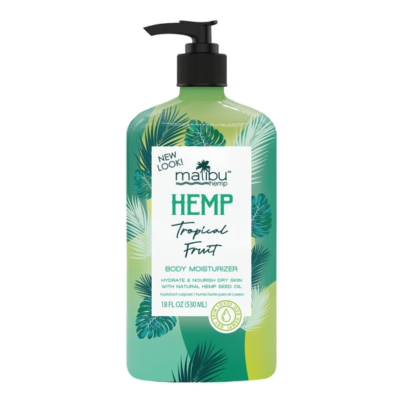 Malibu Hemp Moisturizer for Dry Skin, 100% Hemp Seed Oil Formula
