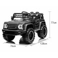 thumbnail image 2 of Carro Montable Eléctrico Aeiou Bg6188c Control Remoto 4x4 Blanco, 2 of 2