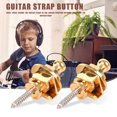 thumbnail image 3 of 2 uds bajo correa de guitarra eléctrica botón de bloqueo clavos de cinturón antideslizantes (dorado) Ndcxsfigh Nuevos Originales, 3 of 8