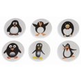 thumbnail image 1 of Set of 6 PENGUINS Magnets - Cute Funny Emo Penguin, 1 of 3