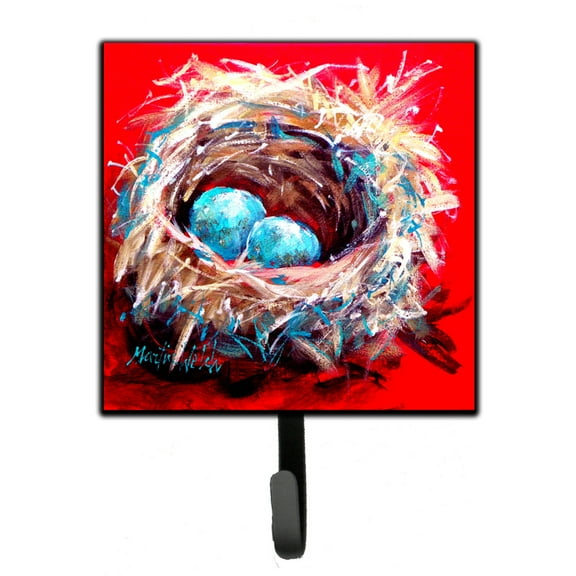 Carolines Treasures MW1024SH4 Bird Egg-Stra Speical Leash or Key Holder 7Hx4.25W multicolor