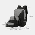 thumbnail image 3 of Juego de 3 uds. De mochila escolar para hombre, bolsa de viaje sencilla para ordenador de negocios Sailing Electrónica, 3 of 5