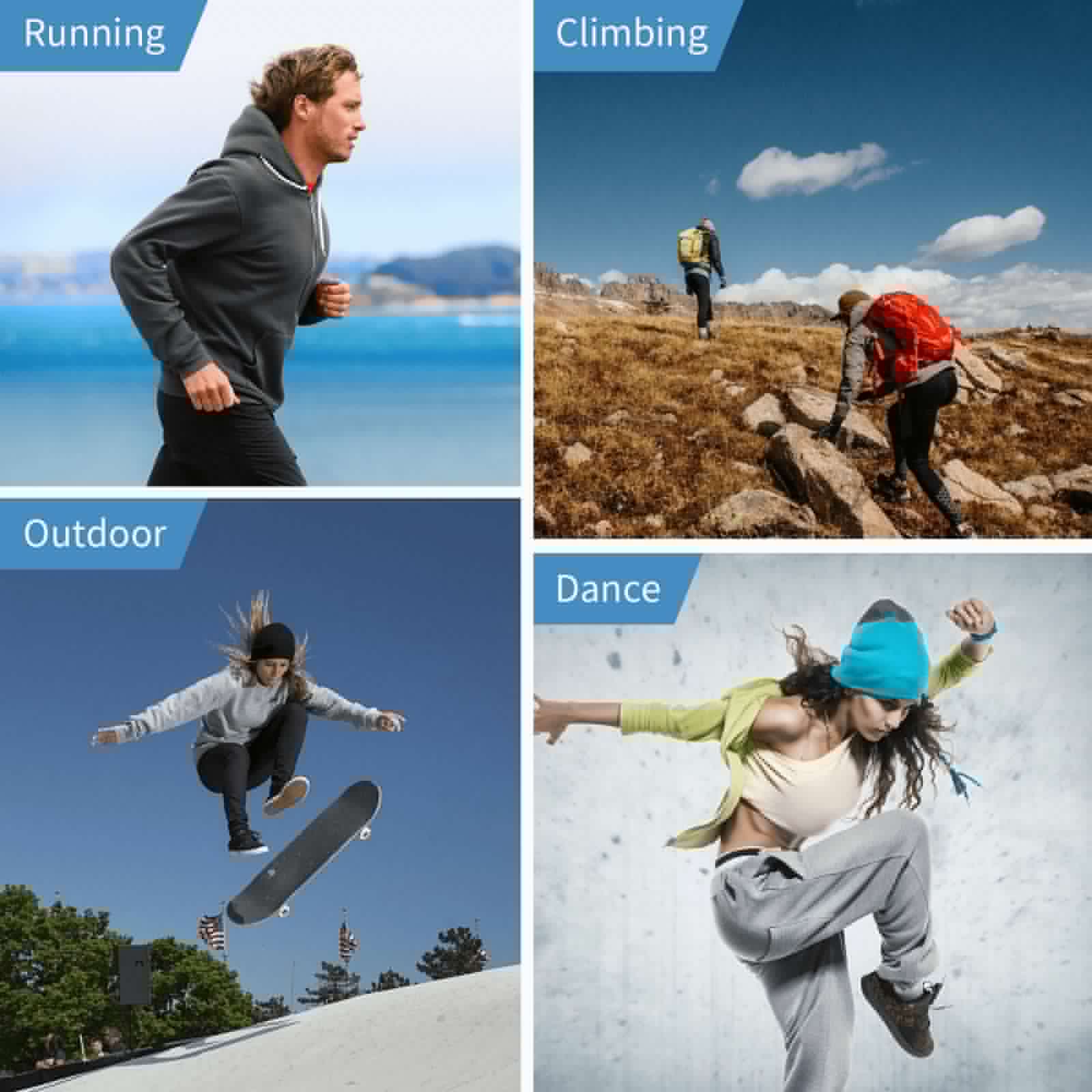 thumbnail image 5 of Beanie for Men and Women, Merry Christmas Winter Leaves Cozy Winter Hat Beanies Hats Skull Cap, Soft Cool Knit Hats for Women Men Men's Skullies & Beanies, 5 of 5