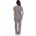 thumbnail image 5 of Women's Scrub Sets Six Pocket Medical Scrubs (V-Neck with Cargo Pant), 5 of 5
