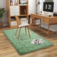 thumbnail image 3 of Janvonne Area Rugs for Doorway,3x5ft Non Skid Shaggy Carpets for Entrance hall, Entrance, Home Decor Aesthetics,Mint Green, 3 of 8