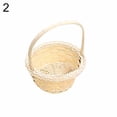 thumbnail image 2 of Flmtop Plastic Weaving Vegetable Fruit Picnic Storage Basket Box Cosmetics Organizer, 2 of 7
