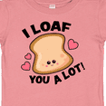 thumbnail image 4 of Inktastic I Loaf You a Lot with Cute Bread Clip Art Boys or Girls Baby T-Shirt, 4 of 5