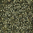 thumbnail image 2 of Miyuki Delica Seed Beads – Size 11/0 (1.6 mm), DB2522, Gold Plate Platinum-Lined, 7.2 g, Approx. 1440 Beads, 2 of 7