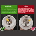 thumbnail image 2 of Household Office Hotel Studying Table Lamp Simple Design Living Room Book Reading Desk Light Eye Protection Lighting Yellow Cold UK Plug, 2 of 9