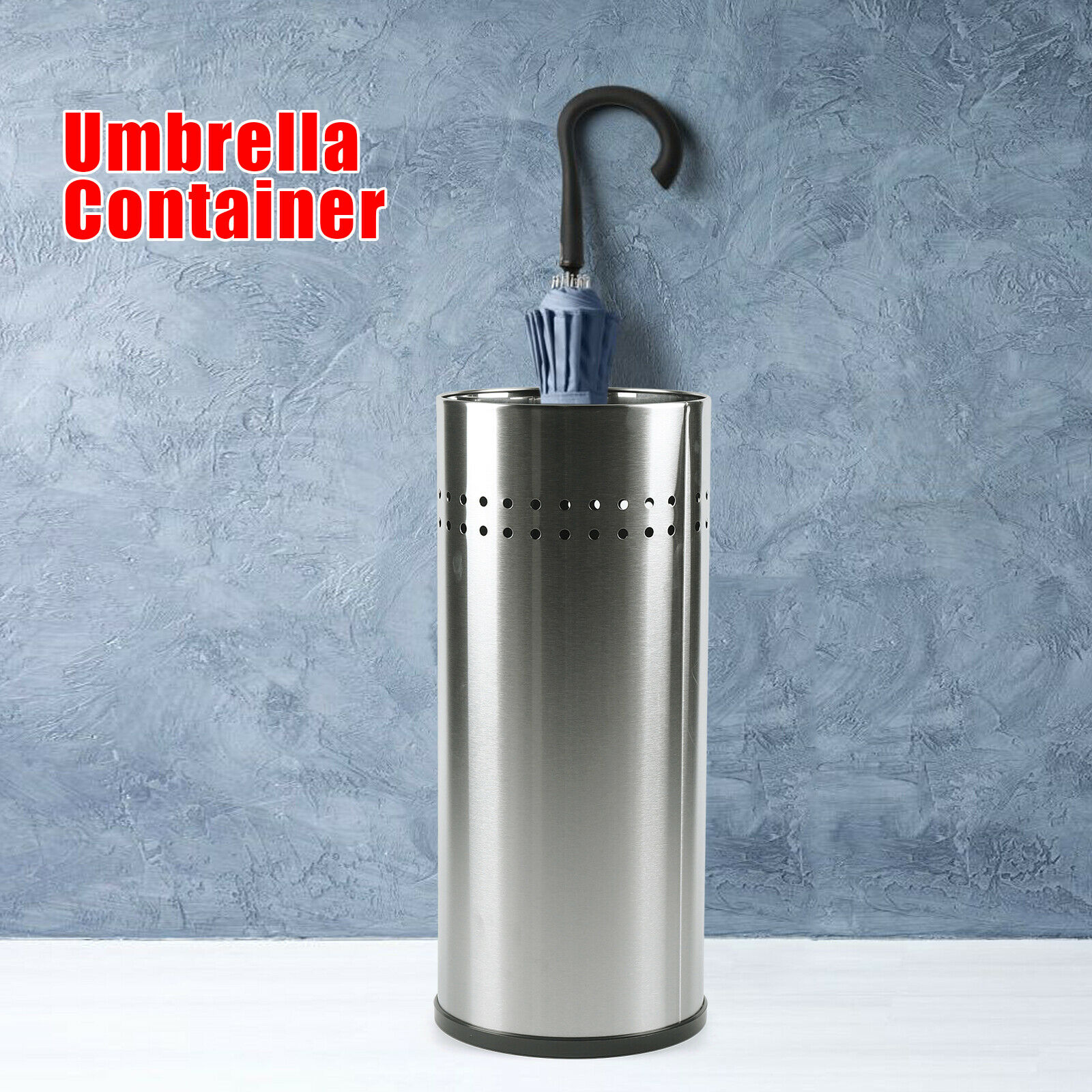 Miumaeov Stainless Steel Umbrella Stand for Entryway Cane Holder and