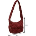 thumbnail image 6 of Quilted Tote Bag for Women Small Puffer Bag Quilted Bag Lightweight Puffy Tote Bag Cloud Quilted Shoulder Bag, 6 of 6