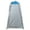 Blue & Grey, variant on Large Zippered Door 170T Coated Polyester Fabric UV  WaterResistant Tent With Zipped Window, For Camping, Beach, Picnic