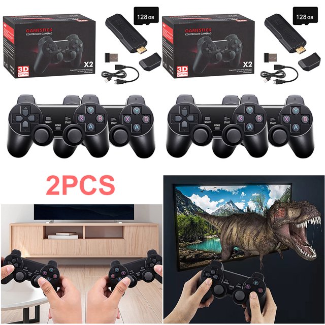 Kuymtek 4K Controller Game Retro Home Game Handle para Regalo para (128G)