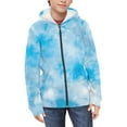 thumbnail image 2 of DISNIMO Tie-Dye Hoodie Kids Blue Hoodie Girls Hoodies Zip Up Boys Sweatshirt Hoodie Sweatshirt for Girls Full Zip Hoodie Jacket Kids Hoodie Jackets Coat Hoodie Kids 6-7 Clothes for Little Girls, 2 of 7