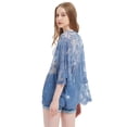 thumbnail image 2 of Kimono Cardigan Ample en Dentelle Florale pour Femmes, 2 of 5