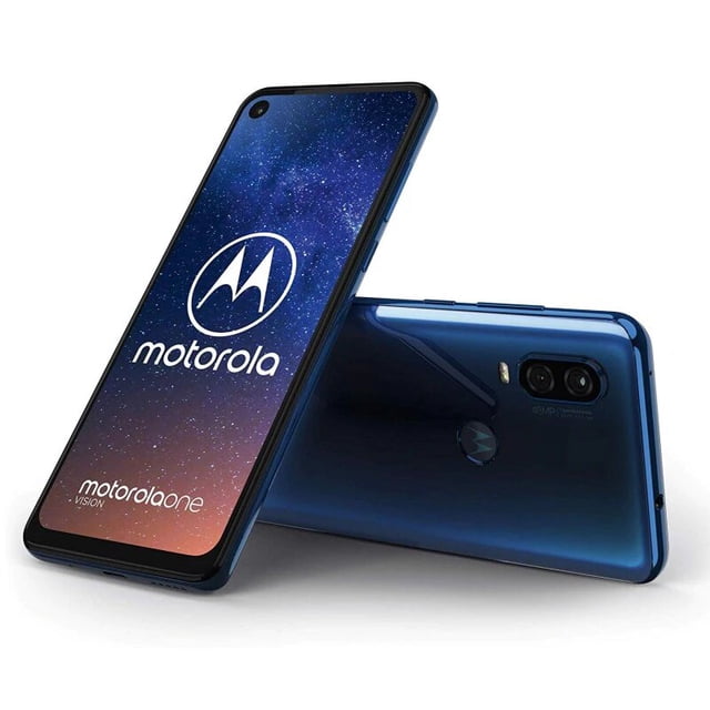Smartphone Motorola One Visión Azul 128GB Desbloqueado.