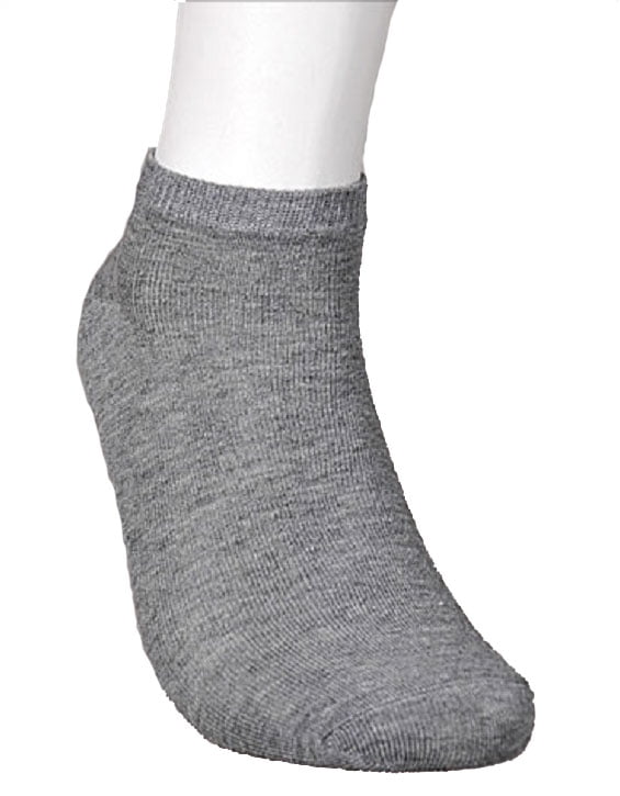 Mens Socks 10 Pairs Work Running Trainer Sports Ankle Socks Breathable Cotton White Black Grey Low Cut Walking Socks for Men Women Ladies Multipack 