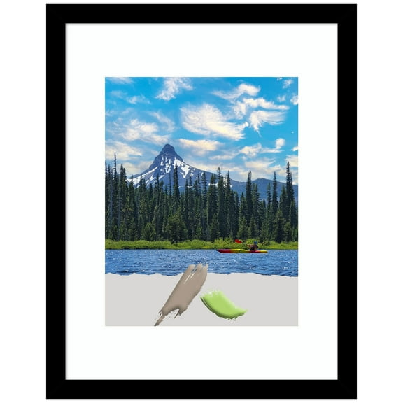 Black Gallery Deep Wood Picture Frame, Photo Frame, Art Frame