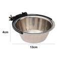thumbnail image 2 of Bol pour Chien Suspendu Fixe en Acier Inoxydable, Bol de Nourriture pour Animaux Anti-Renversement, 2 of 5