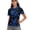 Blue Turtle Ocean, variant on Comfortable Polo Shirts for Tennis Golf Outdoor Activities, Polyester Stretch Quarter Zip Tennis Shirts, Coral Reef Cover Size Medium