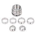 thumbnail image 1 of 8pcs Set Watch Movement  Base Holder,Watchmaker Watch Repair Tool Kit,Stainless Steel Silver Watch Repair Maintain Tools For BZ 2000, Professional Watch Battery Replacement Tool, 1 of 8