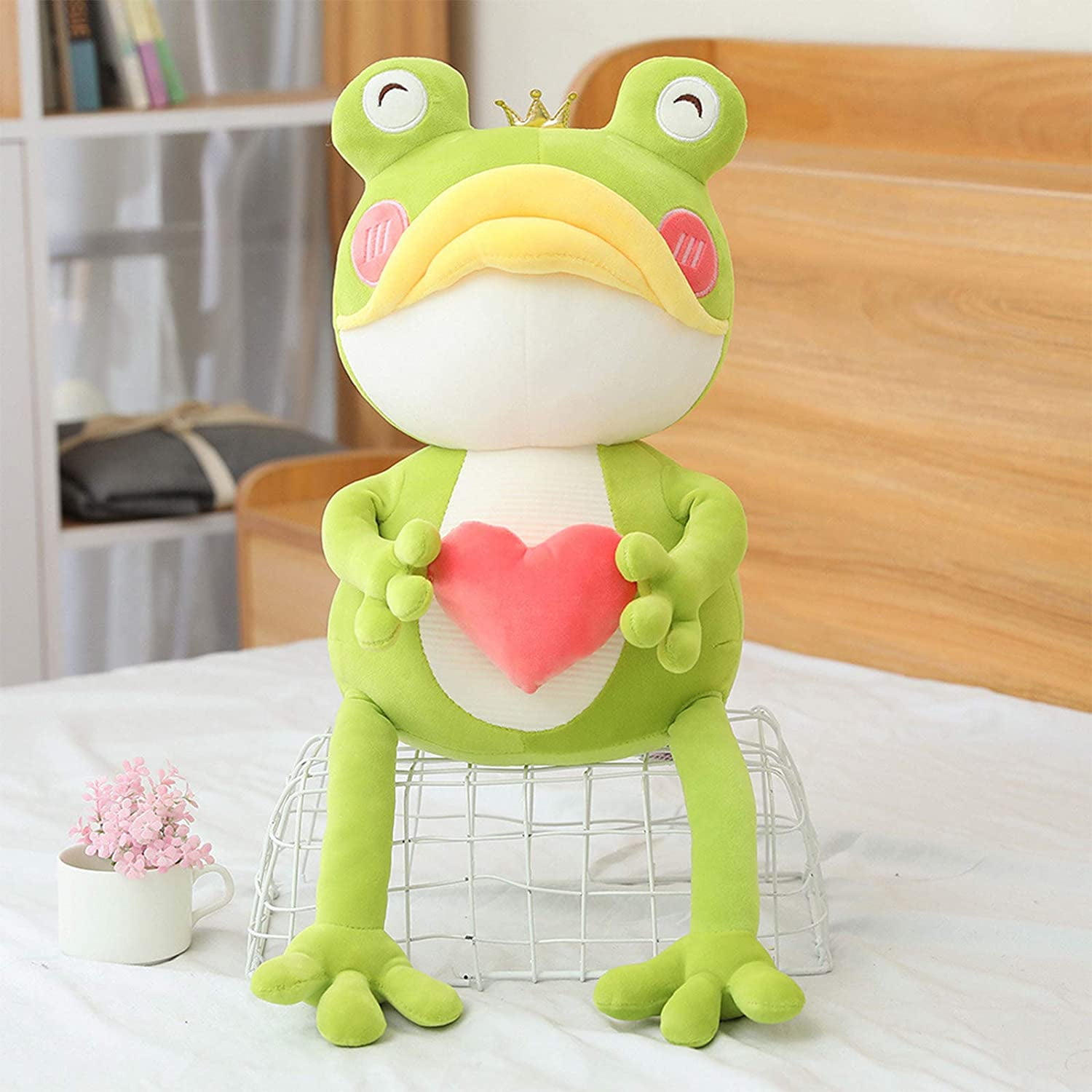 Funny Big-Mouthed Frog Plush Toy 