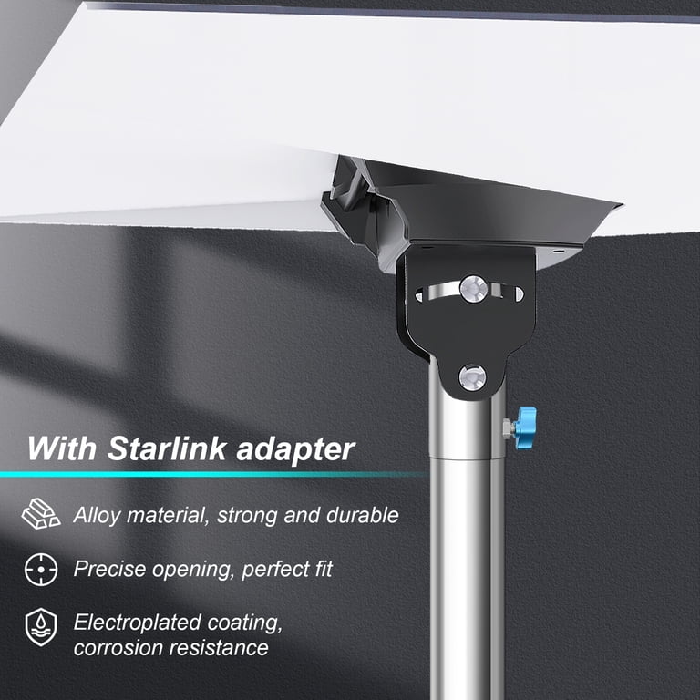 Starlink Gen 3 Pole Mount Kit, 9ft Stainless Steel Ground Pole